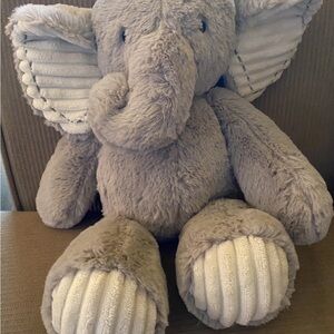 Lambs & Ivy Gray Plush Elephant Toy